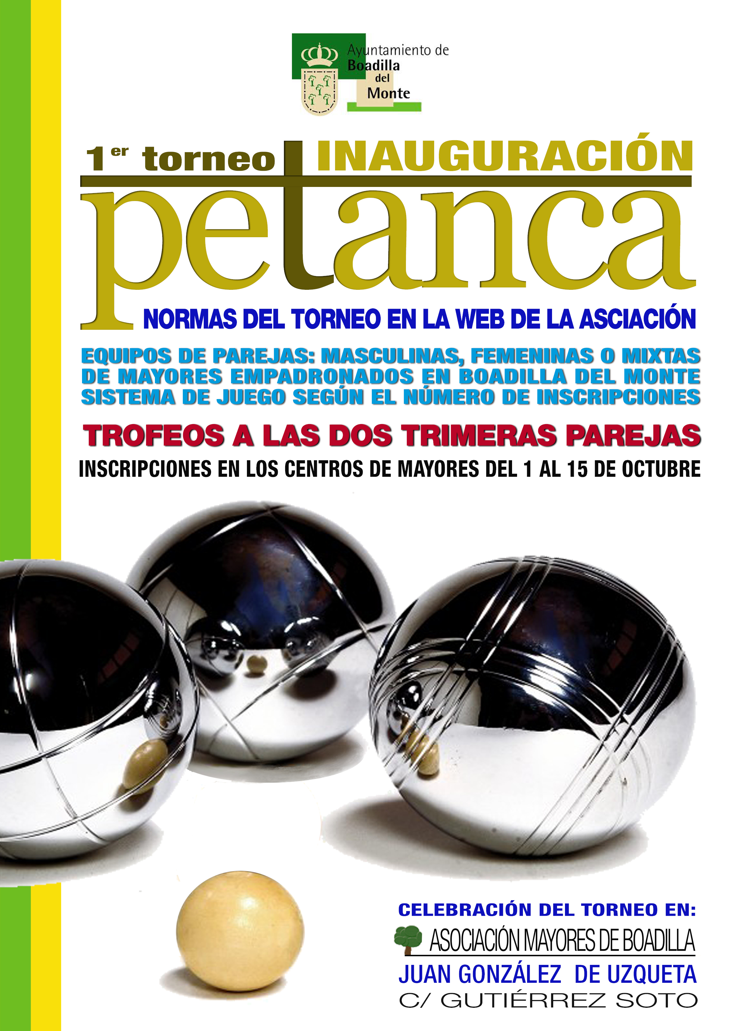 PRIMER TORNEO DE PETANCA